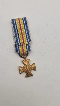 Original miniature medalje, United Daughters of the Confederacy Military Service Cross
