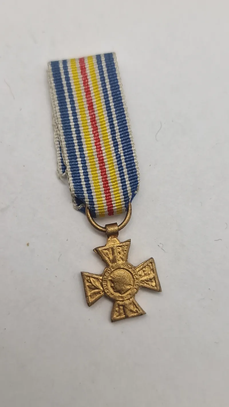 Original miniature medalje, United Daughters of the Confederacy Military Service Cross