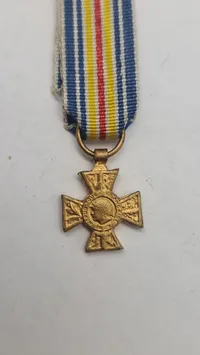 Original miniature medalje, United Daughters of the Confederacy Military Service Cross