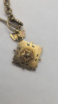 Originalt fransk huguenotkors vedhæng i sølv fra midten af det 20. århundrede