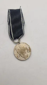 Original miniature medalje fra Jern Divisionen (Iron Division) fra 1919
