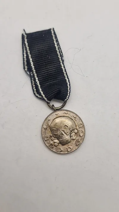 Original miniature medalje fra Jern Divisionen (Iron Division) fra 1919