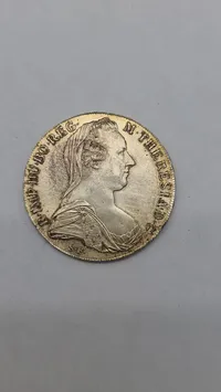 Original Maria Theresa thaler-mønt (sølv) 28 gram smelt 525.79 Kr