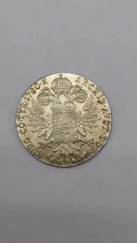 Original Maria Theresa thaler-mønt (sølv) 28 gram smelt 525.79 Kr