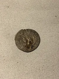Original skillingsmønt sølv 1700 tallet