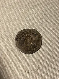 Original skillingsmønt sølv 1700 tallet