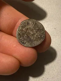 Original skillingsmønt sølv 1700 tallet