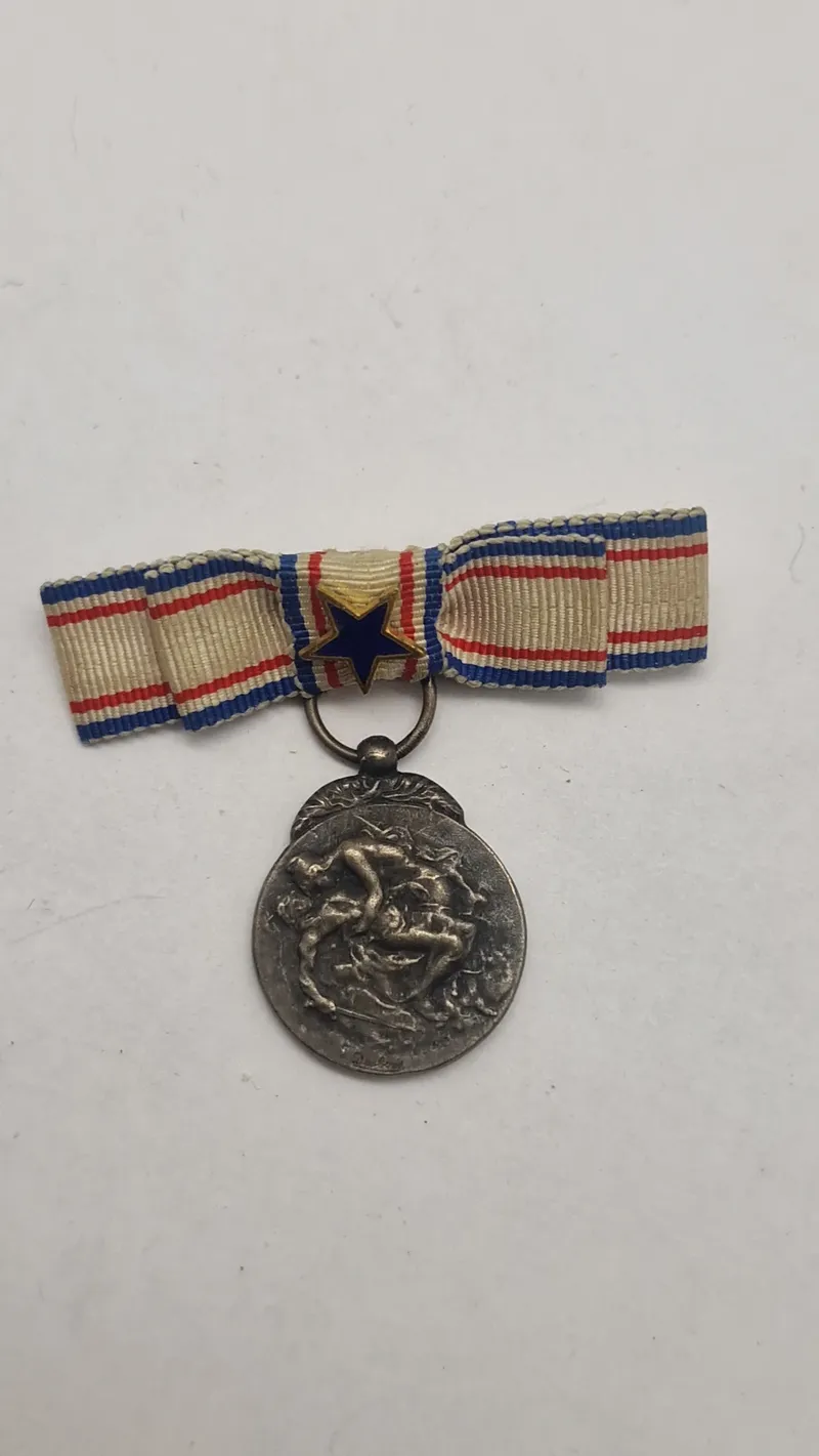 Original miniature medalje, Médaille de la Reconnaissance française