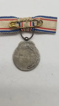 Original miniature medalje, Médaille de la Reconnaissance française