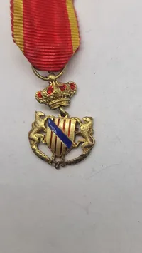 Original miniature medalje, givet for deltagelse i slaget ved Hostalrich