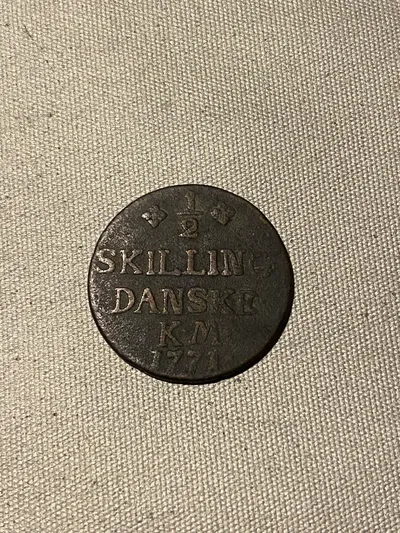 Original 1 skilling 1771