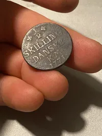 Original 1 skilling 1771