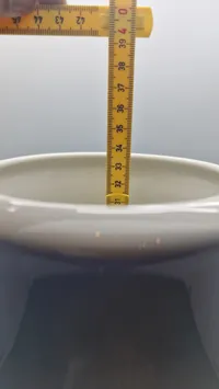 Stor Royal Copenhagen Art Nouveau vase med landskabsmotiv