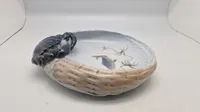 Royal Copenhagen Art Nouveau Skål med Krabbe nr. 2465