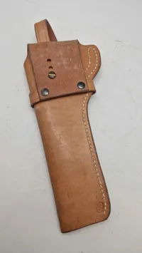 Revolver hylster af kernelæder