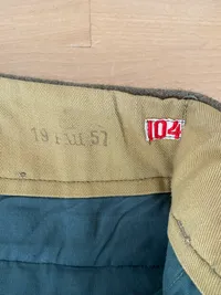 Originale M/44 battledress bukser