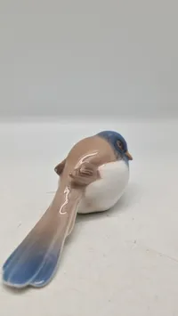 Bing & Grøndahl Pessimist (mejse) porcelænsfigur, designet af Jens Peter Dahl Jensen