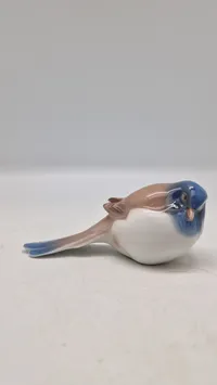 Bing & Grøndahl Pessimist (mejse) porcelænsfigur, designet af Jens Peter Dahl Jensen