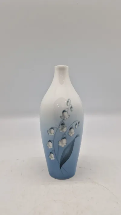 Bing & Grøndahl Art Nouveau vase med liljekonval-motiv