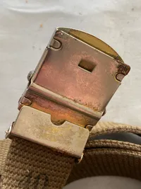 Originalt amerikansk mandskabsbælte - ww2 (1945 dateret)