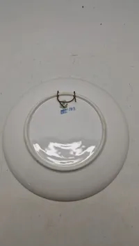 Royal Copenhagen Mindeplatte fra 1926 med motiv af Fregatten Jylland
