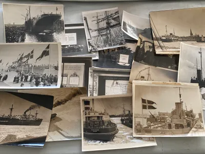 Samling danske og tyske pressefotos - ww2 og efter bl.a. af kongen