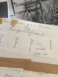 Samling danske og tyske pressefotos - ww2 og efter bl.a. af kongen