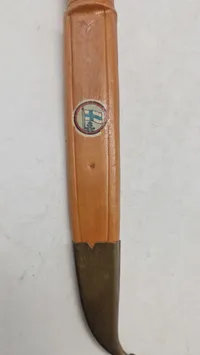Finsk hestehoved dolk. Original soldatergave