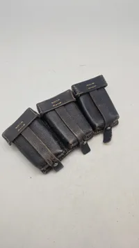 3delt K98 taske, ww2. Original