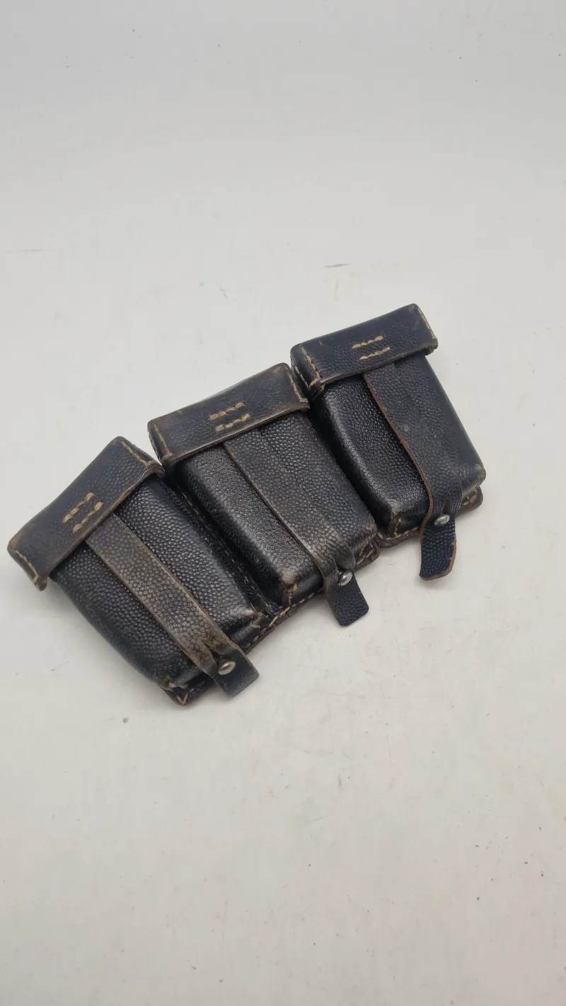 3delt K98 taske, ww2. Original