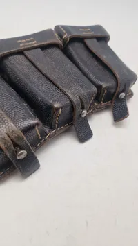 3delt K98 taske, ww2. Original