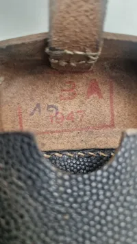 3delt K98 taske, ww2. Original