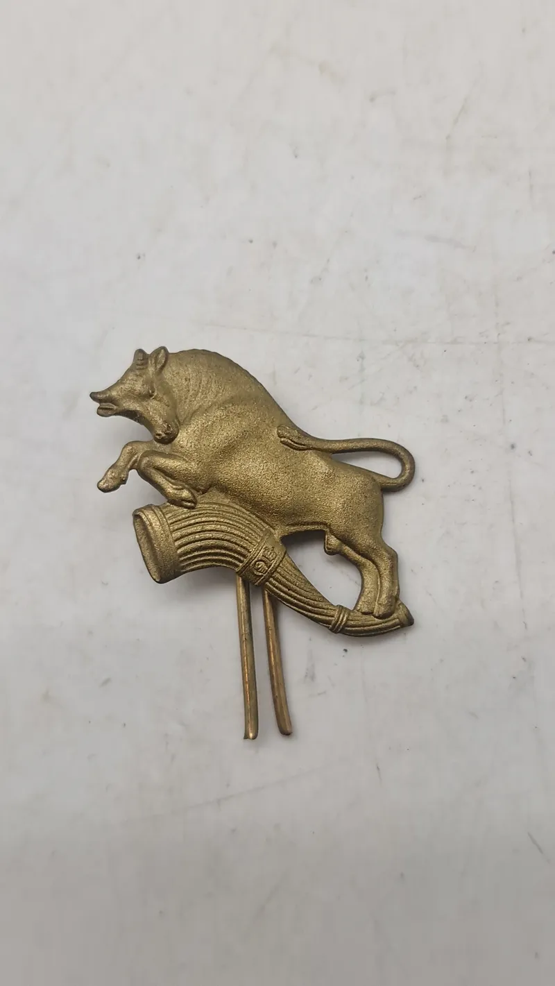 Regimentsmærke fra 20. Bataljon Himmerlandske Jægerkorps. Original
