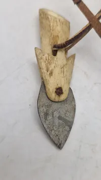 inuit-harpun, kendt som en unaaq på inuktitut. Original