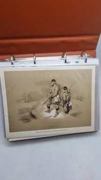 Samling militære postkort