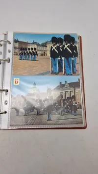 Samling militære postkort