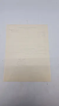 Seddel til rejse gennem skoven 1940