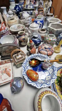 Stor samling porcelæn, stager mm. Skal afhentes i Vordingborg