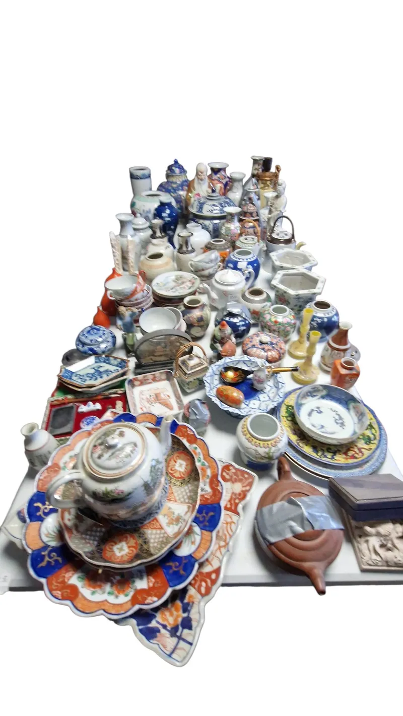 Stor samling porcelæn, stager mm. Skal afhentes i Vordingborg