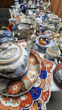 Stor samling porcelæn, stager mm. Skal afhentes i Vordingborg