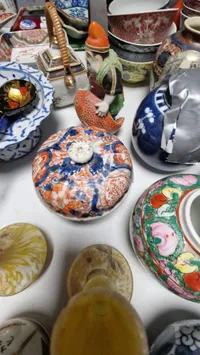 Stor samling porcelæn, stager mm. Skal afhentes i Vordingborg