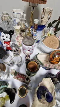 Stor samling porcelæn, stager mm. SKAL HENTES I VORDINGBOR