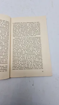 UNTERREDUNG MIT DER ERSTEN
AMERIKANISCHEN ARBEITER- DELEGATION. Original