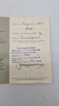 Stort lot fra  Soldat og modstandsmand Mogens Friis Grue