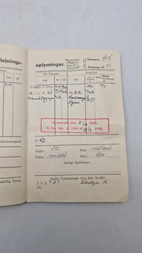Stort lot fra  Soldat og modstandsmand Mogens Friis Grue
