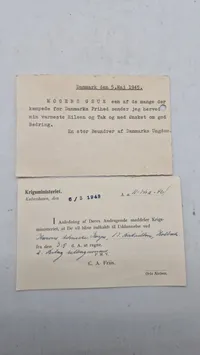 Stort lot fra  Soldat og modstandsmand Mogens Friis Grue