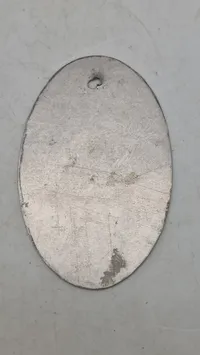 Fransk nummerplade skilt. Originalt