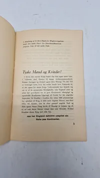 Samling tyske taler på dansk. Originale