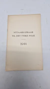 Samling tyske taler på dansk. Originale