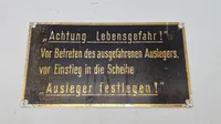 Tysk blikskilt WW2 bunker Originalt
